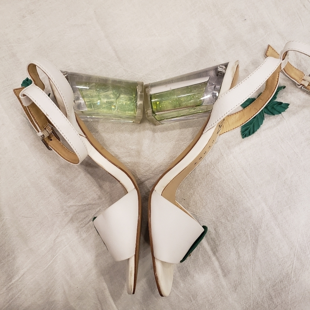 Katy Perry Collections Rita Mojito City Block Heel Sandals Lime Heels Sz 6.5 - Picture 9 of 15